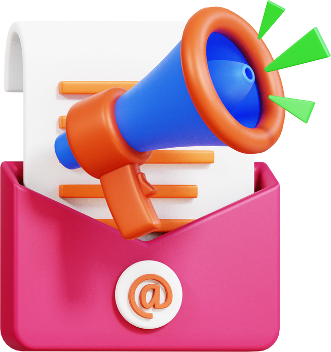 email marketing 3d icon